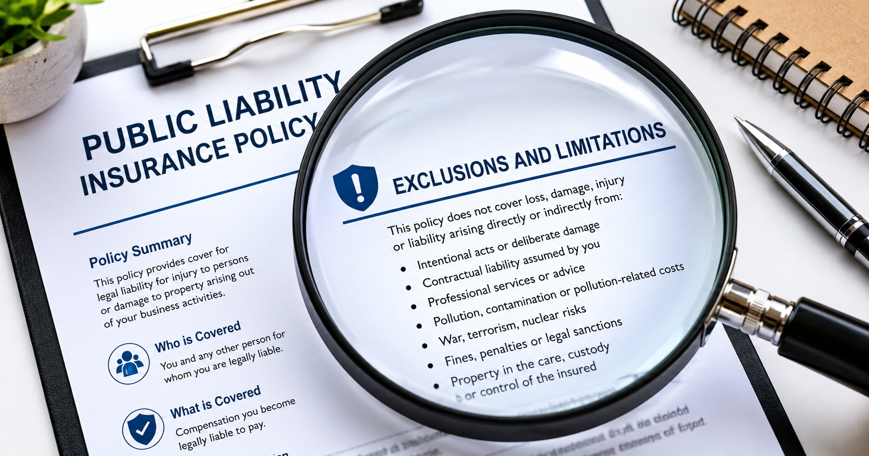 What Public Liability Insurance Doesn't Cover (The Exclusions List)